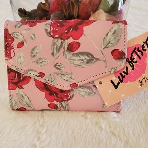 Luv Betsey By Betsey Johnson Floral Cash Wallet